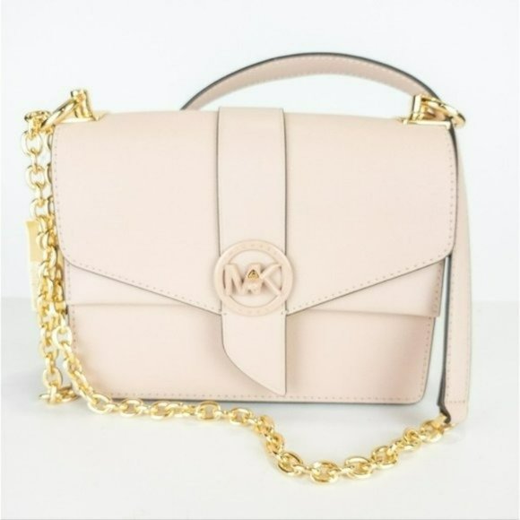 MICHAEL Michael Kors Greenwich Small Convertible Crossbody-Soft Pink - Picture 5 of 7